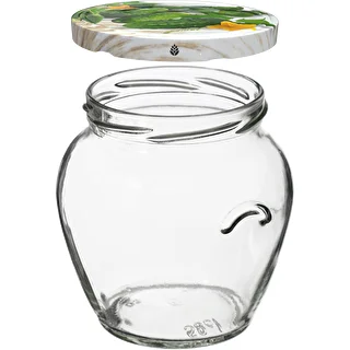Burk TO Amfora 580 ml med färgglatt lock fi82/6-6st. – photo 3