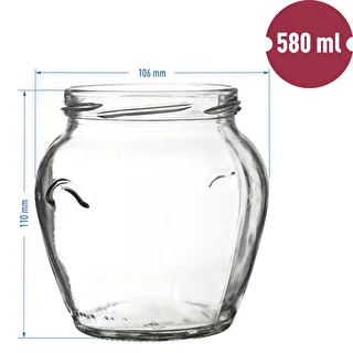 Burk TO Amfora 580 ml med färgglatt lock fi82/6-6st. – photo 6