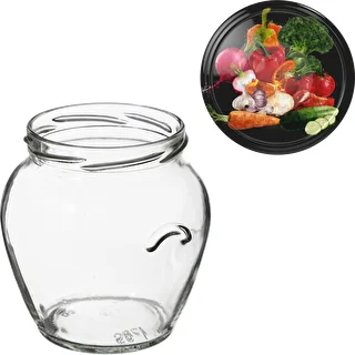 Burk TO Amfora 580 ml med färgglatt lock fi82/6-6st. – photo 12