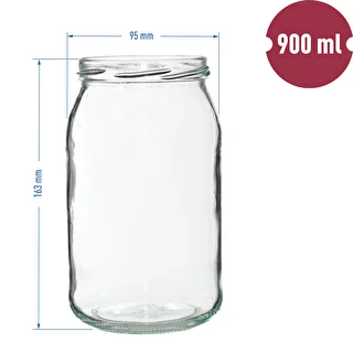 Burk TO 900 ml med guldlock fi 82/6 - 6 st. – photo 8