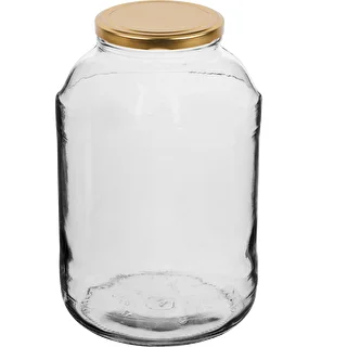 Burk 4 L med lock ø 100