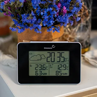 Väderstation RCC – elektronisk, trådlös, belyst sensor, svart – photo 13
