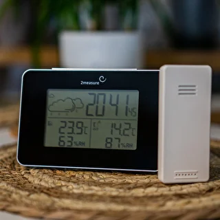 Väderstation RCC – elektronisk, trådlös, belyst sensor, svart – photo 17