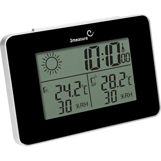 Väderstation RCC – elektronisk, trådlös, belyst sensor, svart – photo 3