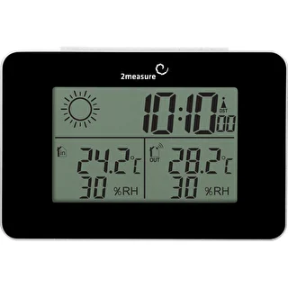 Väderstation RCC – elektronisk, trådlös, belyst sensor, svart – photo 2