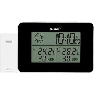 Väderstation RCC – elektronisk, trådlös, belyst sensor, svart – photo 6