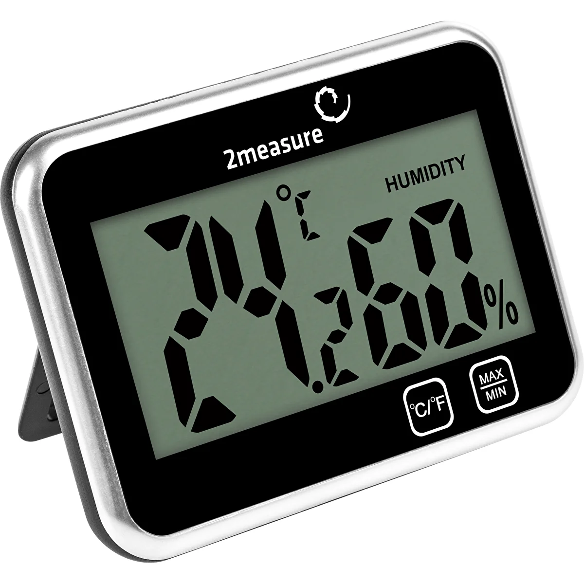 Väderstation – elektronisk, trådlös, svart