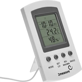 Väderstation – elektronisk, sond, vit – photo 2