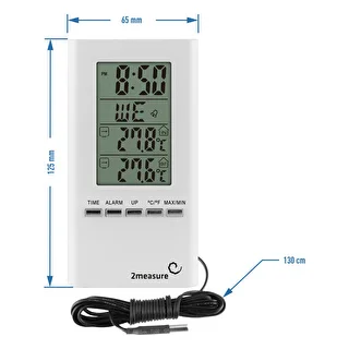 Väderstation – elektronisk, sond, vit – photo 3