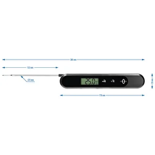 Elektronisk kökstermometer laddad manuellt – photo 8