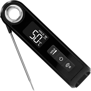 Infraröd kökstermometer, kompakt, med vikbar sond