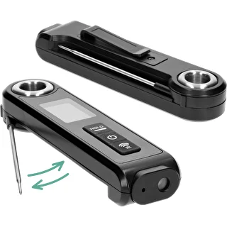 Infraröd kökstermometer, kompakt, med vikbar sond – photo 4