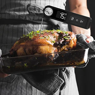 Infraröd kökstermometer, kompakt, med vikbar sond – photo 13