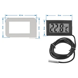 Elektronisk termometer i ram - för destillatorer (-50°C till +110°C) – photo 3