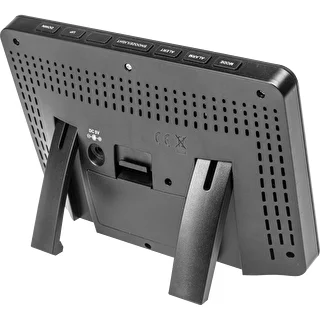 RCC väderstation, DCF – elektronisk, belyst, trådlös, sensor, svart – photo 6