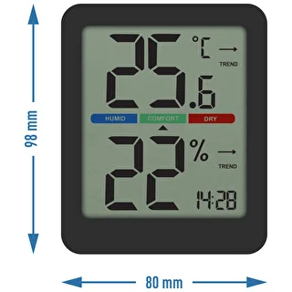 Elektronisk rumstermometer, svart – photo 9