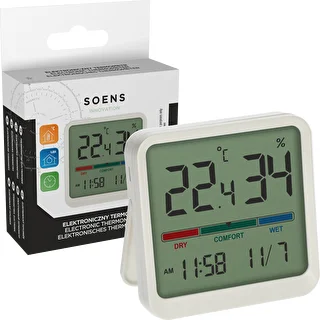 Elektronisk rumstermometer, vit – photo 6
