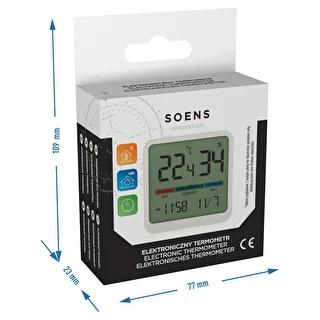 Elektronisk rumstermometer, vit – photo 10