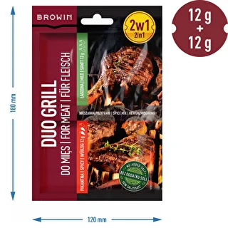 Duo Grill för kött, kryddblandning 2 i 1, 2 x 12 g – photo 4