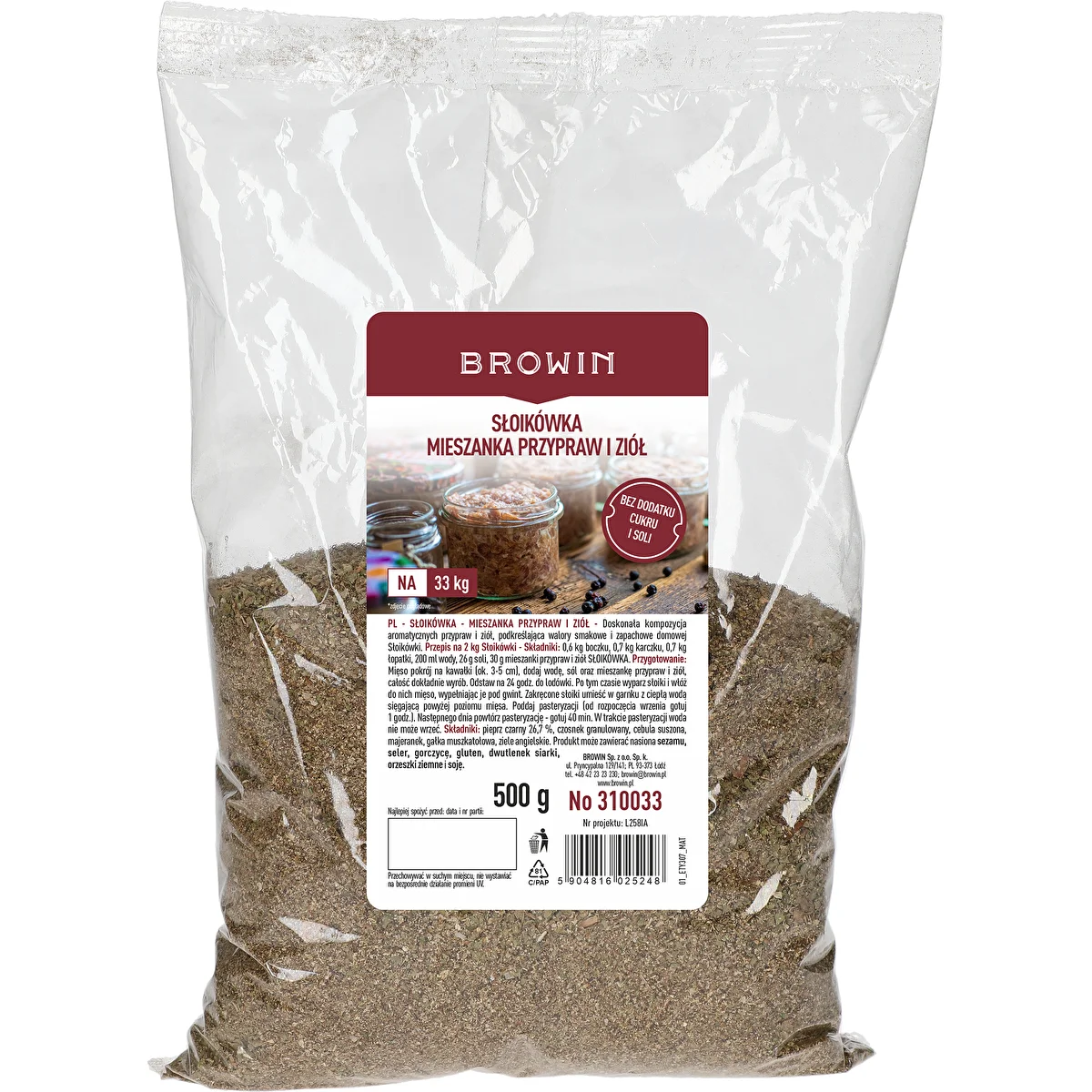 Słoikówka - blandning av örter och kryddor, 500 g