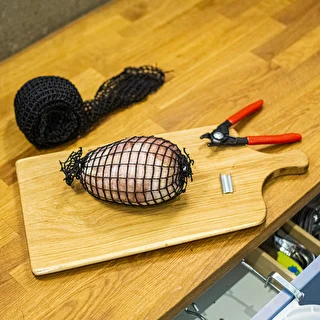 Svart charkuterinät med måtten 18 cm x 5 m, med värmebeständighet upp till 220°C – photo 5