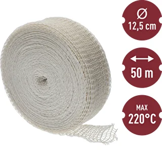 Vit charknät med måtten 12,5 cm x 50 m, med värmebeständighet upp till 220°C – photo 3