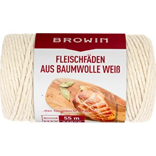 Köttsnören av bomull vit (240°C) 55 m – photo 2