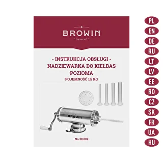 Horisontell korvstoppare 1,5 kg med silikonkolv – photo 9
