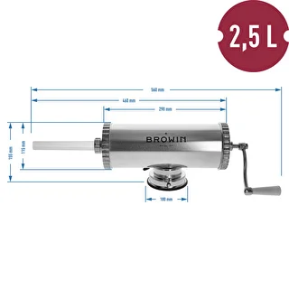 Horisontell korvstoppare 2,5 kg med silikonkolv – photo 10