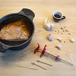 Injektionsspruta 30 ml + 3 nålar + rengöringsborste – photo 11
