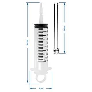 Injektor 100 ml + 2 nålar – photo 10