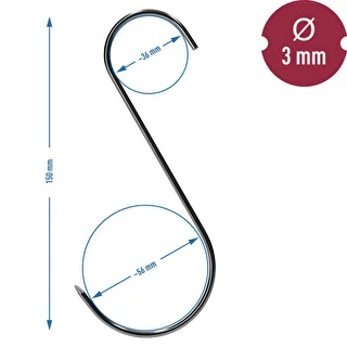 Rökkrokar S – vässade 3 mm x 150 mm, 5 st. – photo 6