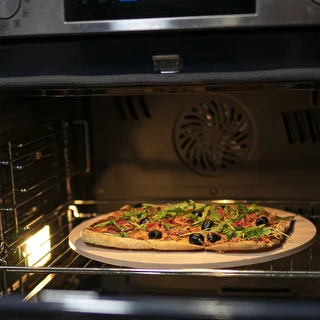 Rund pizzasten, tillverkad av kordierit, diameter 33 cm – photo 11