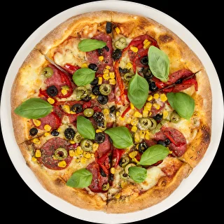 Rund pizzasten, tillverkad av kordierit, diameter 33 cm – photo 3