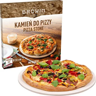 Rund pizzasten, tillverkad av kordierit, diameter 33 cm – photo 6