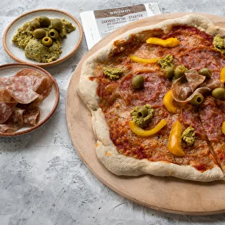 Rund pizzasten, tillverkad av kordierit, diameter 33 cm – photo 14