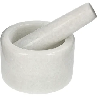 Marmormortel för köket, vit, fi 10 cm