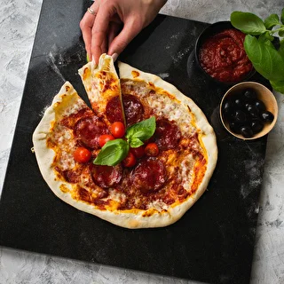 Rektangulär granitpizzasten 37 x 35 cm – photo 10