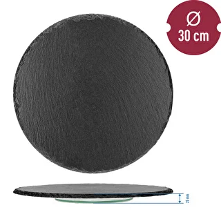 Roterande skifferbricka fi30cm – photo 9