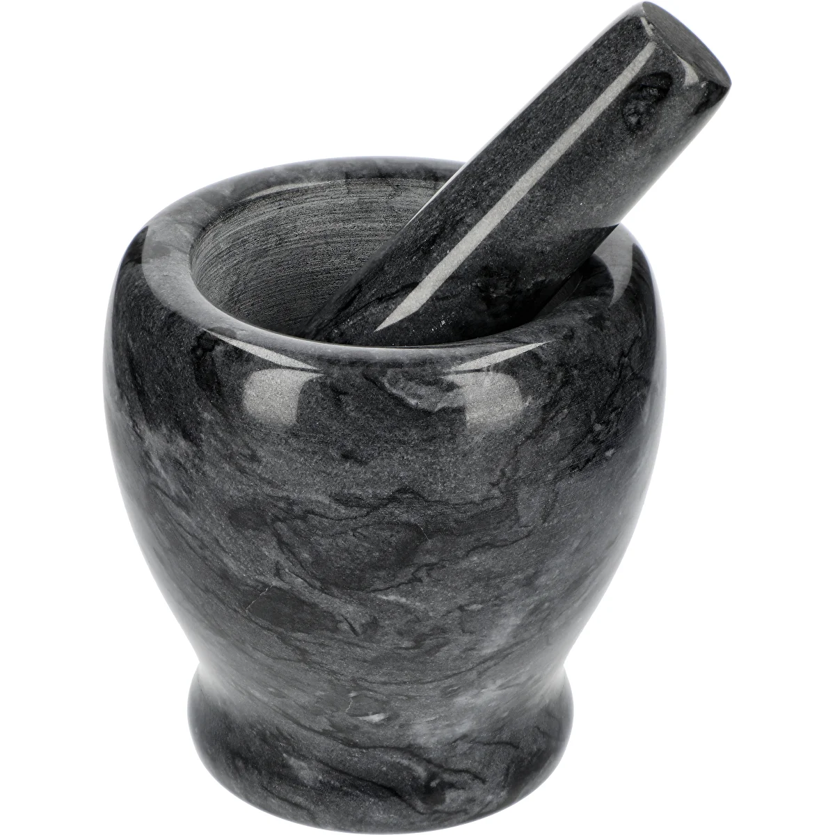 Marmormortel för köket, svart, fi 10,5 cm