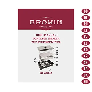 Portabel rök med termometer & fruktträflis – photo 8