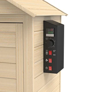 Rök 115 L dragON Wood 60E trä, med elektrisk värmemodul och styrenhet – photo 7