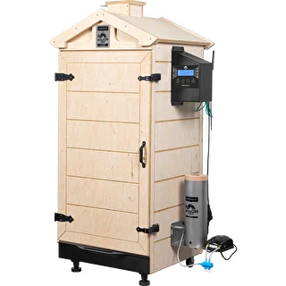 Ramlöst rökskåp dragON PLYWOOD NATURE med Wi‑Fi‑kontroller, 200 L – photo 2