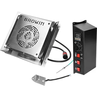 Set med elektriska moduler med digital styrenhet - dragON 1,5 kW, för trädgårdsrökugnar