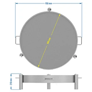 Trädgårdseldstad ø 80 cm svetsad – photo 10
