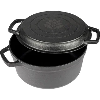 Gjutjärnsgryta med stekpanna, 3,5 L – photo 2