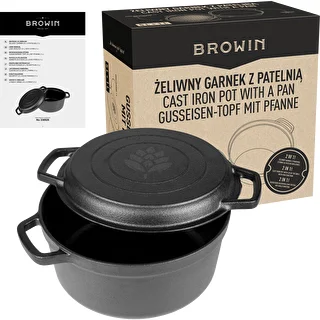 Gjutjärnsgryta med stekpanna, 5 L + 1 L – photo 10
