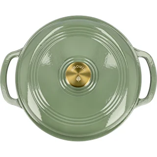 Emaljerad gjutjärnsgryta - salvia, 5,8L – photo 3
