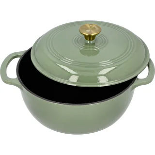 Emaljerad gjutjärnsgryta - salvia, 5,8L – photo 2