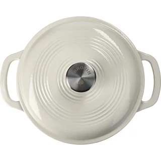 Emaljerad gjutjärnsgryta – ecru, 4 L – photo 3